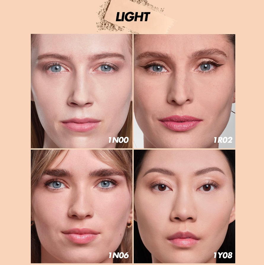 MAKE UP FOR EVER- HD Skin Matte Velvet Blurring Powder Foundation/Setting Powder (Multi-Use)