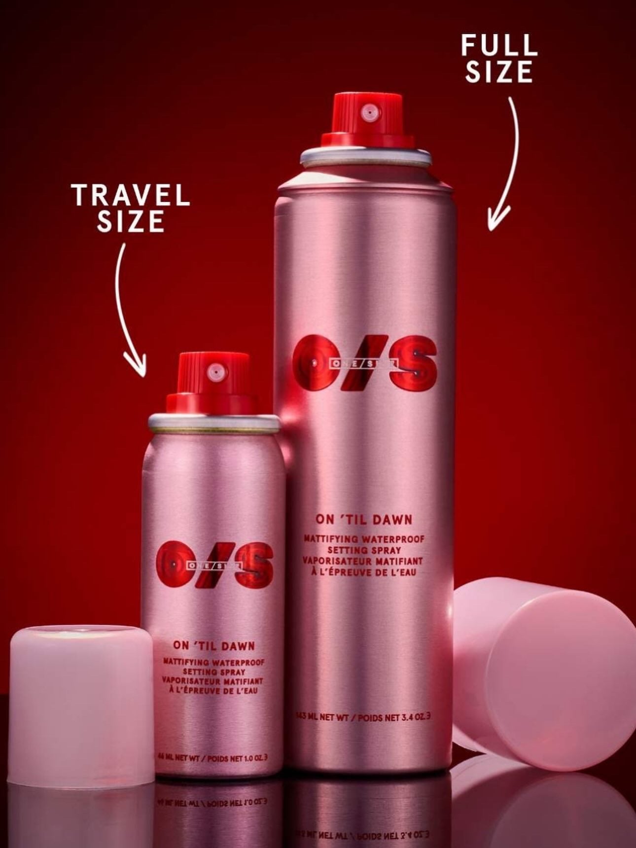 ONE/SIZE- BY PATRICK STARRR
On 'Til Dawn Mattifying Waterproof Setting Spray