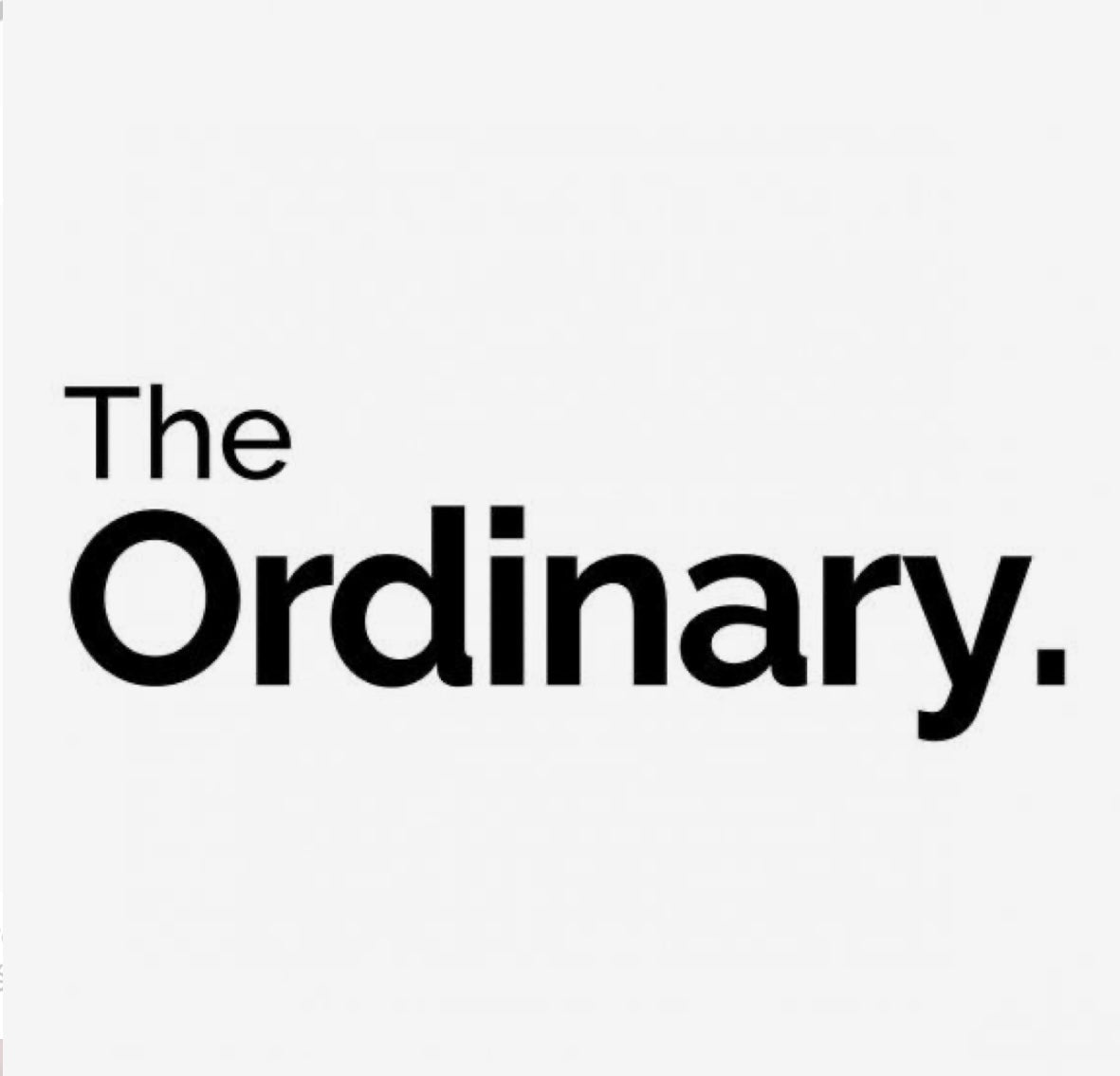 Skincare The Ordinary