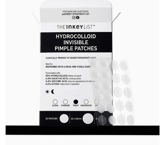 The INKEY List- Hydrocolloid Invisible Pimple Patches + Salicylic Acid