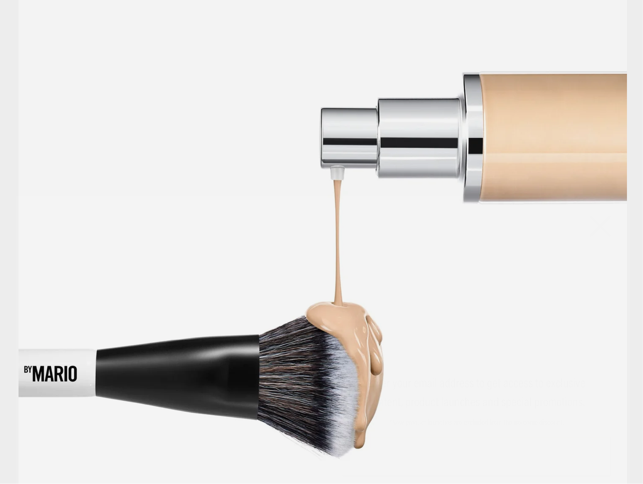 By Mario-F4 DUAL-ENDED FOUNDATION AND FACE BRUSH