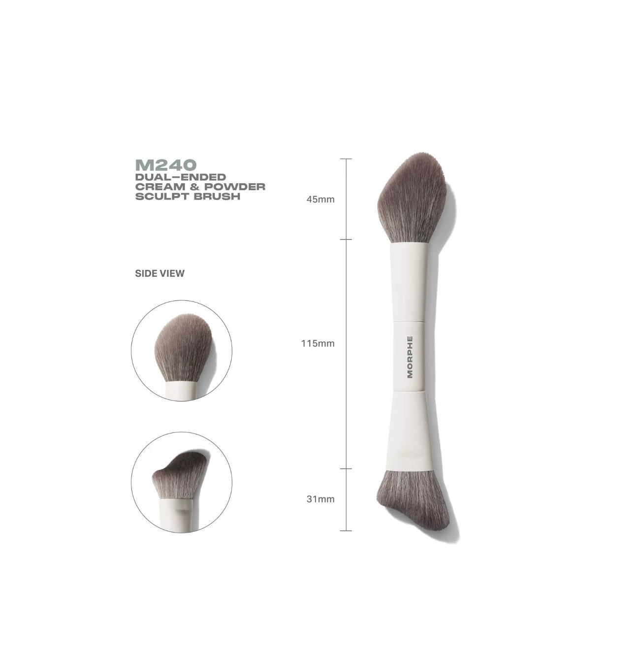 Morphe- M240 Dual-Ended Cream & Powder Sculpt Brush