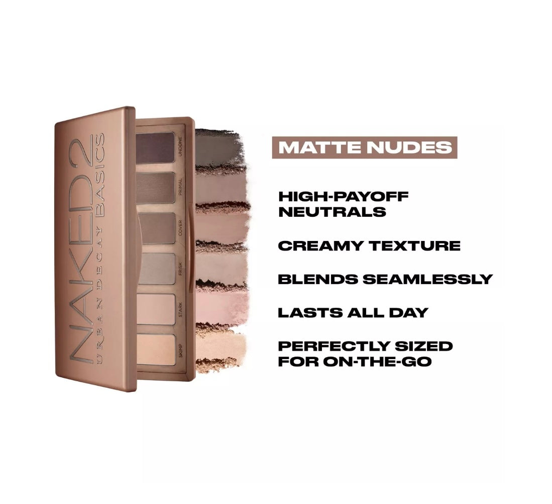 Urban Decay- Naked2 Basics Matte Neutral Eyeshadow Palette