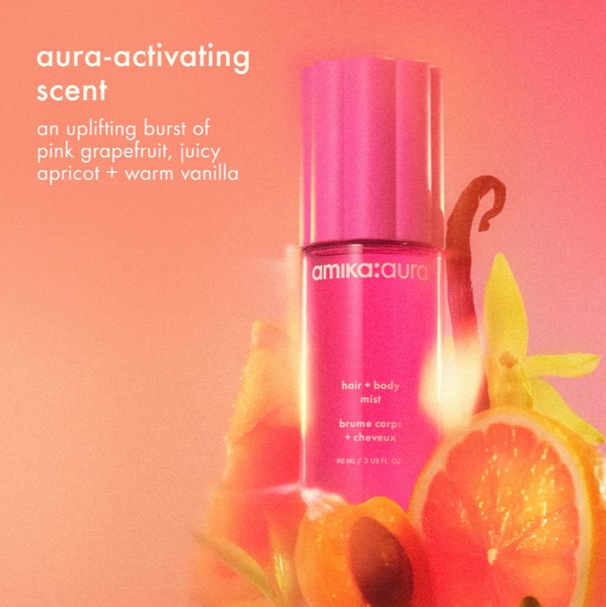 Amika-Aura Hair And Body Mist With Vanilla & Pink Grapefruit