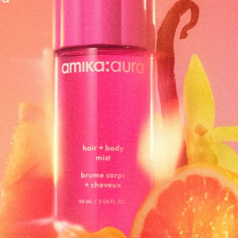Amika-Aura Hair And Body Mist With Vanilla & Pink Grapefruit