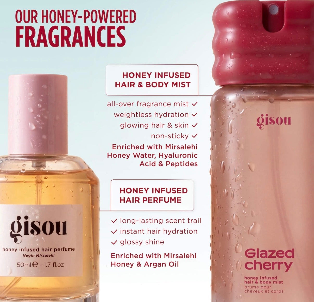Gisou- Honey Infused Hair & Body Mist