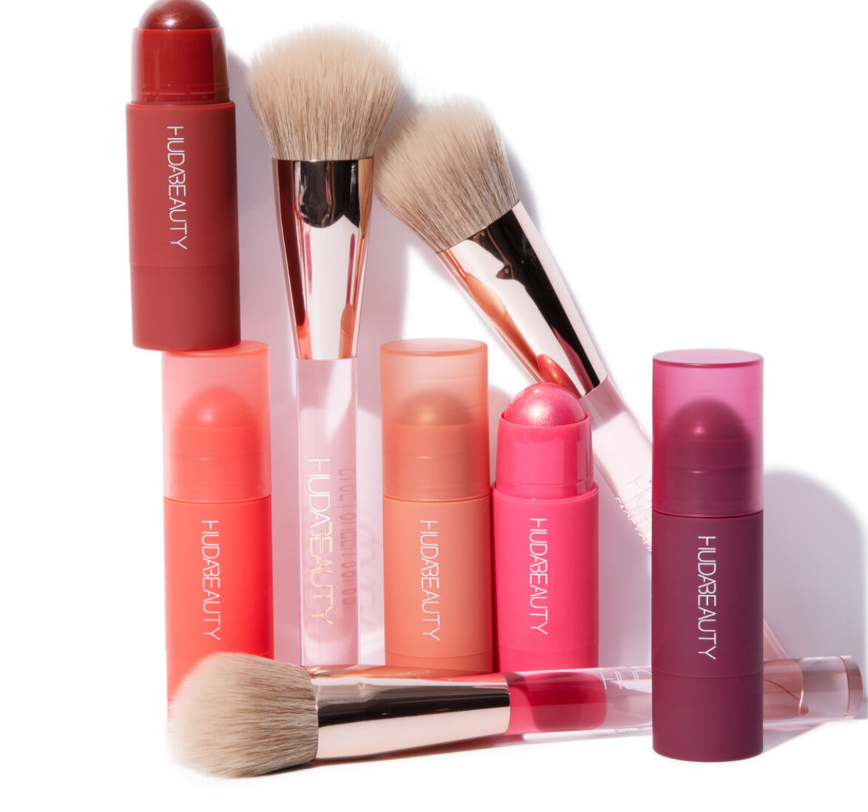 Huda Beauty-Cheeky Tint Blush Stick Brush