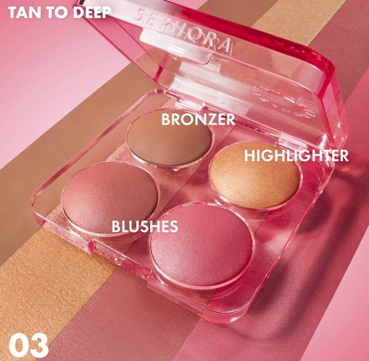 Sephora- Colorful Face Bronzer, Blush & Highlighter Palette