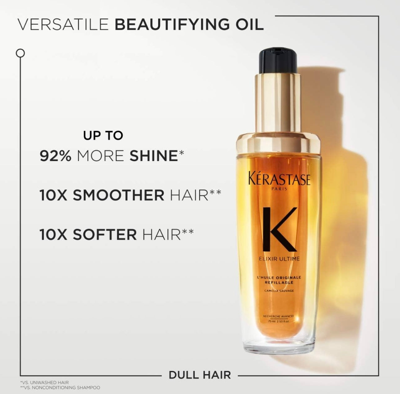 KÉRASTASE- Elixir Ultime Refillable Hydrating Hair Oil for Shine