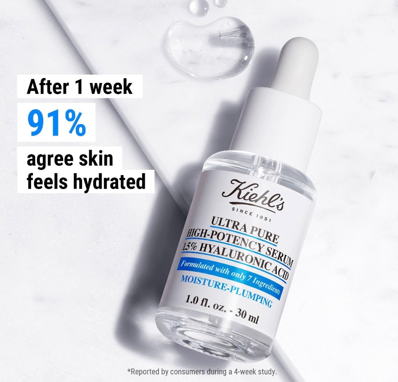 Kiehl’s- Ultra Pure Hyaluronic Acid 1.5% Serum