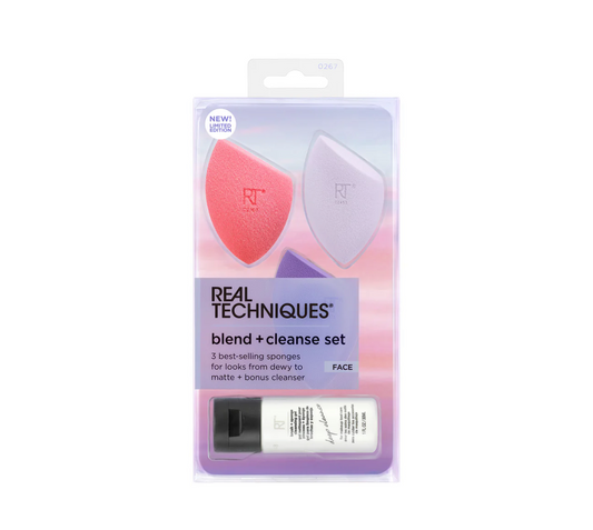REAL TECHNIQUES®- LIMITED EDITION
blend + cleanse set