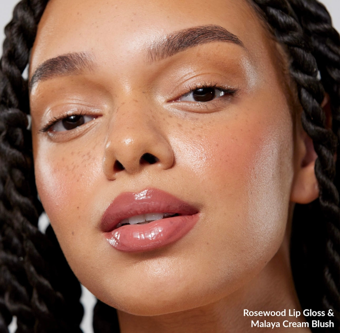 REFY- Lip Gloss and Full Size Cheek Duo Set