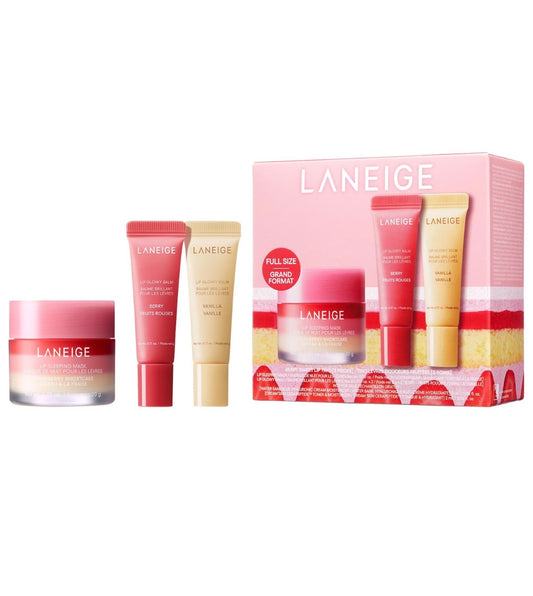 Laneige- Berry Sweet Lip Treatment Minis Trio Set