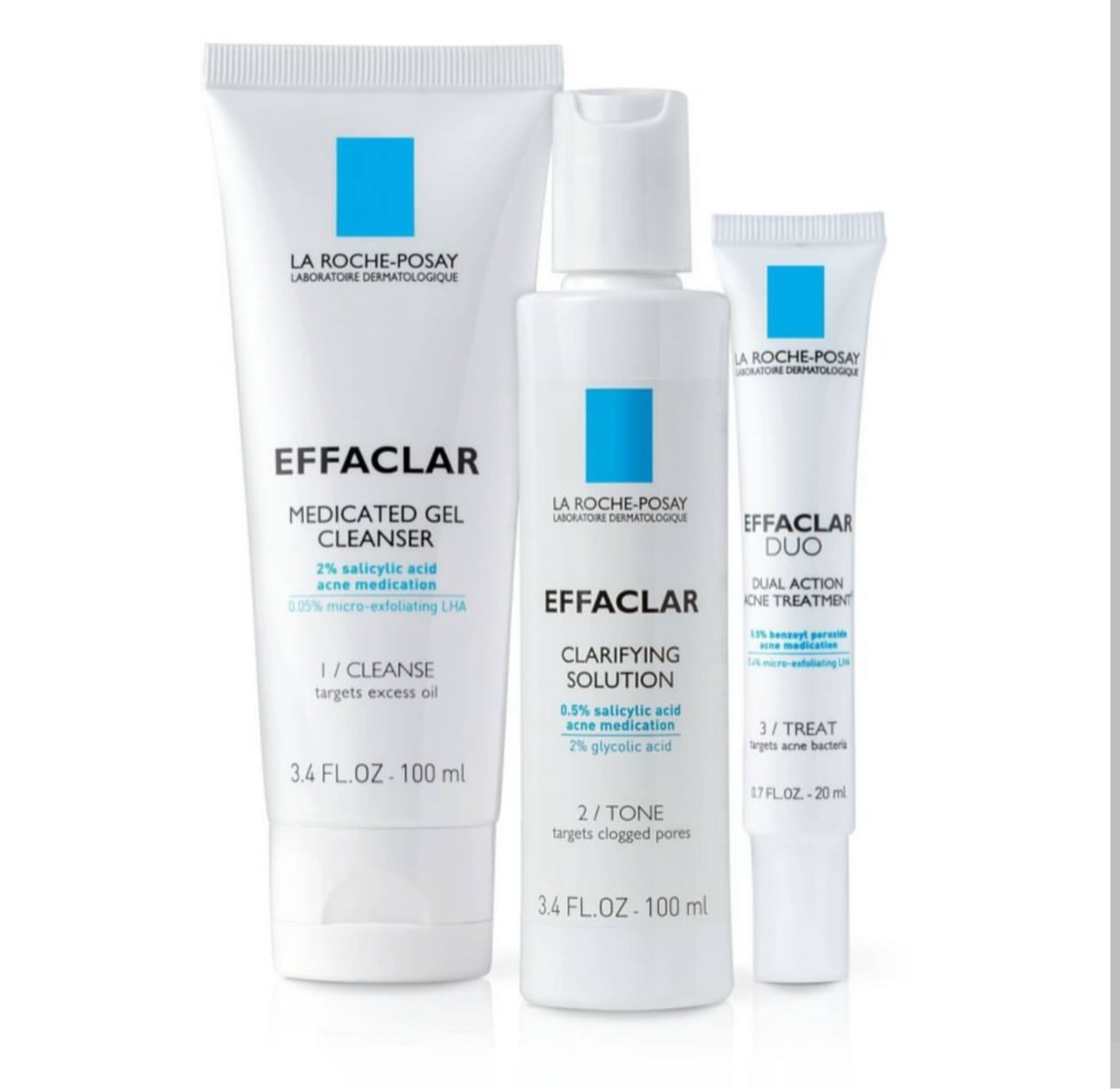 LA ROCHE POSAY-EFFACLAR
DERMATOLOGICAL ACNE SYSTEM