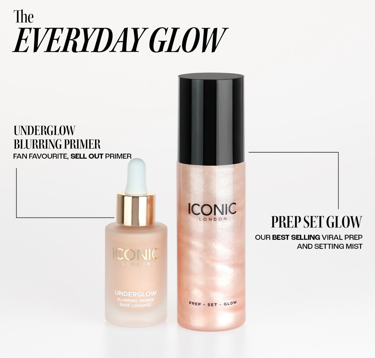 Iconic London- The Everyday Glow Priming and Setting Gift Set