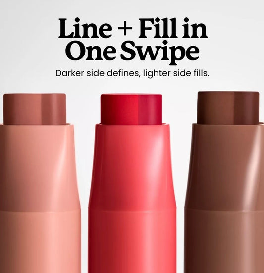 SACHEU- DoubleDown Lip Definer 2-in-1 Liner and Lipstick Balm