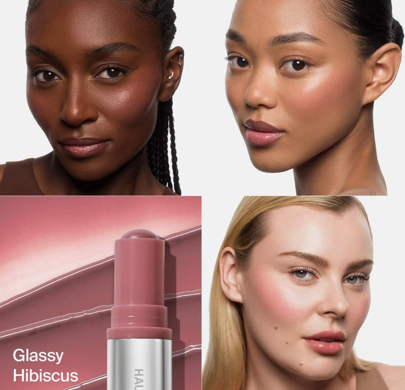 Haus Labs- Color Fuse Longwear Hydrating Glassy Lip + Cheek Blush Balm Stick