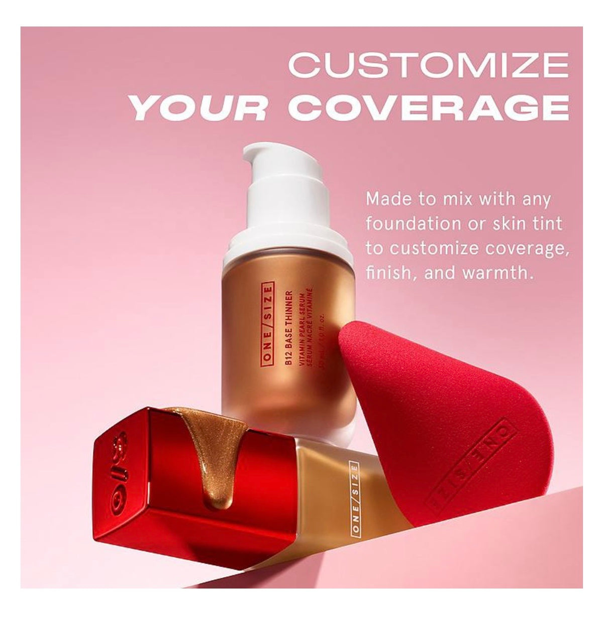 ONE/SIZE- B12 Base Thinner Luminous Vitamin Pearl Boosting Serum