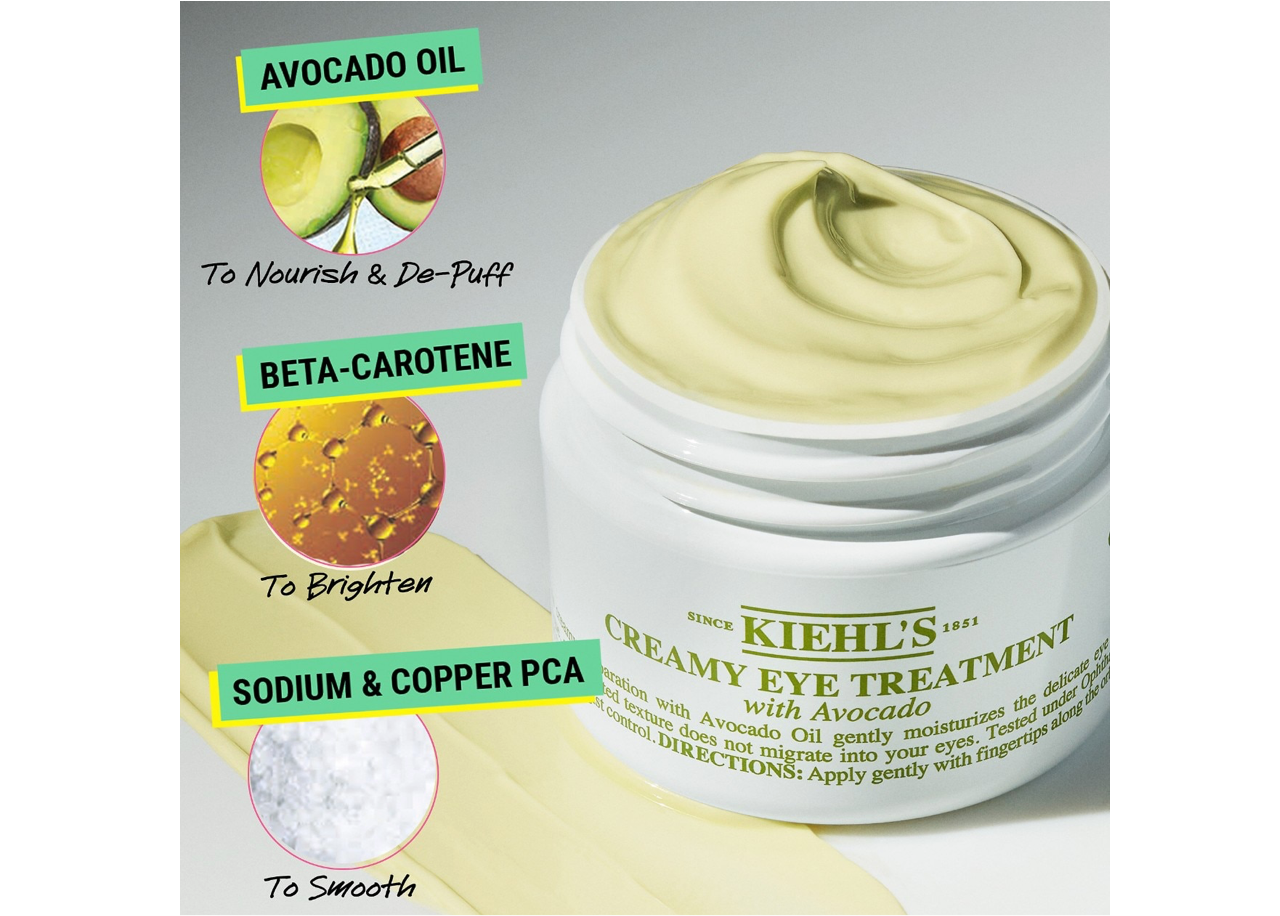 KIEHL’S-Hydrating Eye Treatment Cream with Avocado