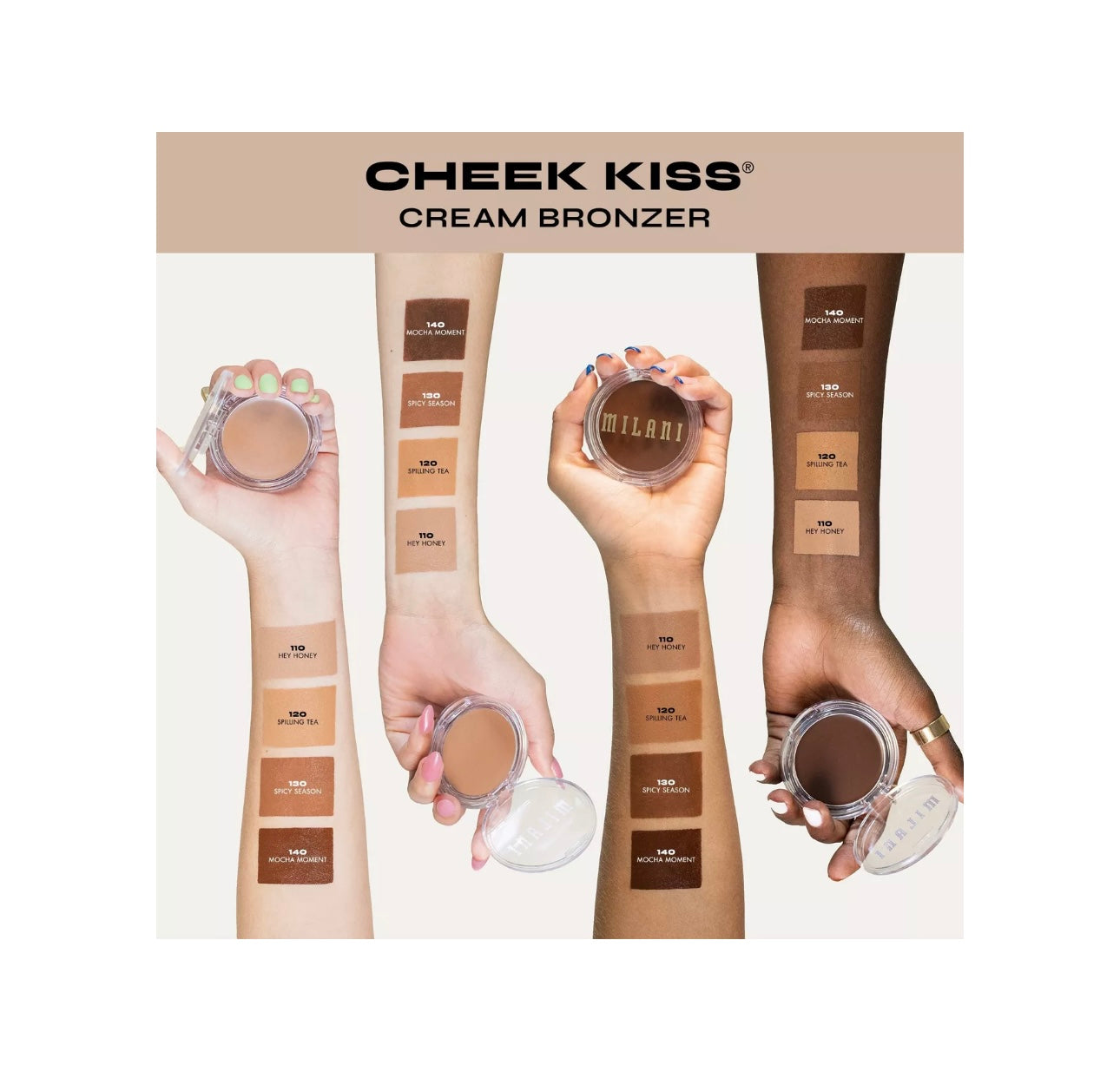 Milani- Cheek Kiss Cream Bronzer