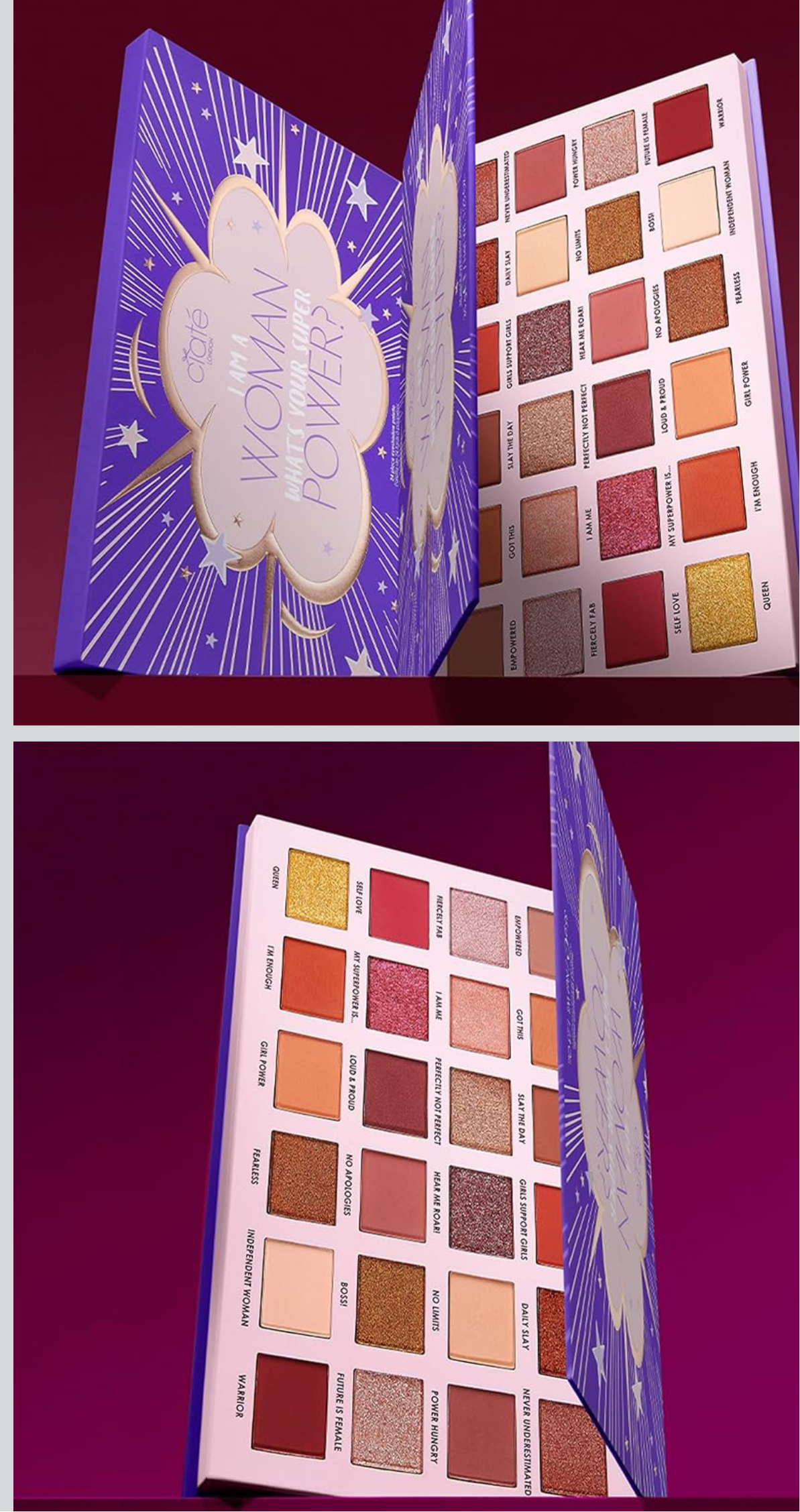 Ciaté London- I Am Woman Eyeshadow Palette, 24 Creamy and Highly Pigmented Shades