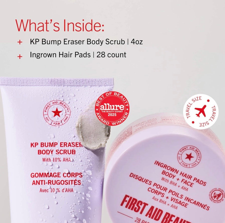 FIRST AID BEAUTY- Smooth Skin Body Bestsellers Body Care Duo with KP Scrub
