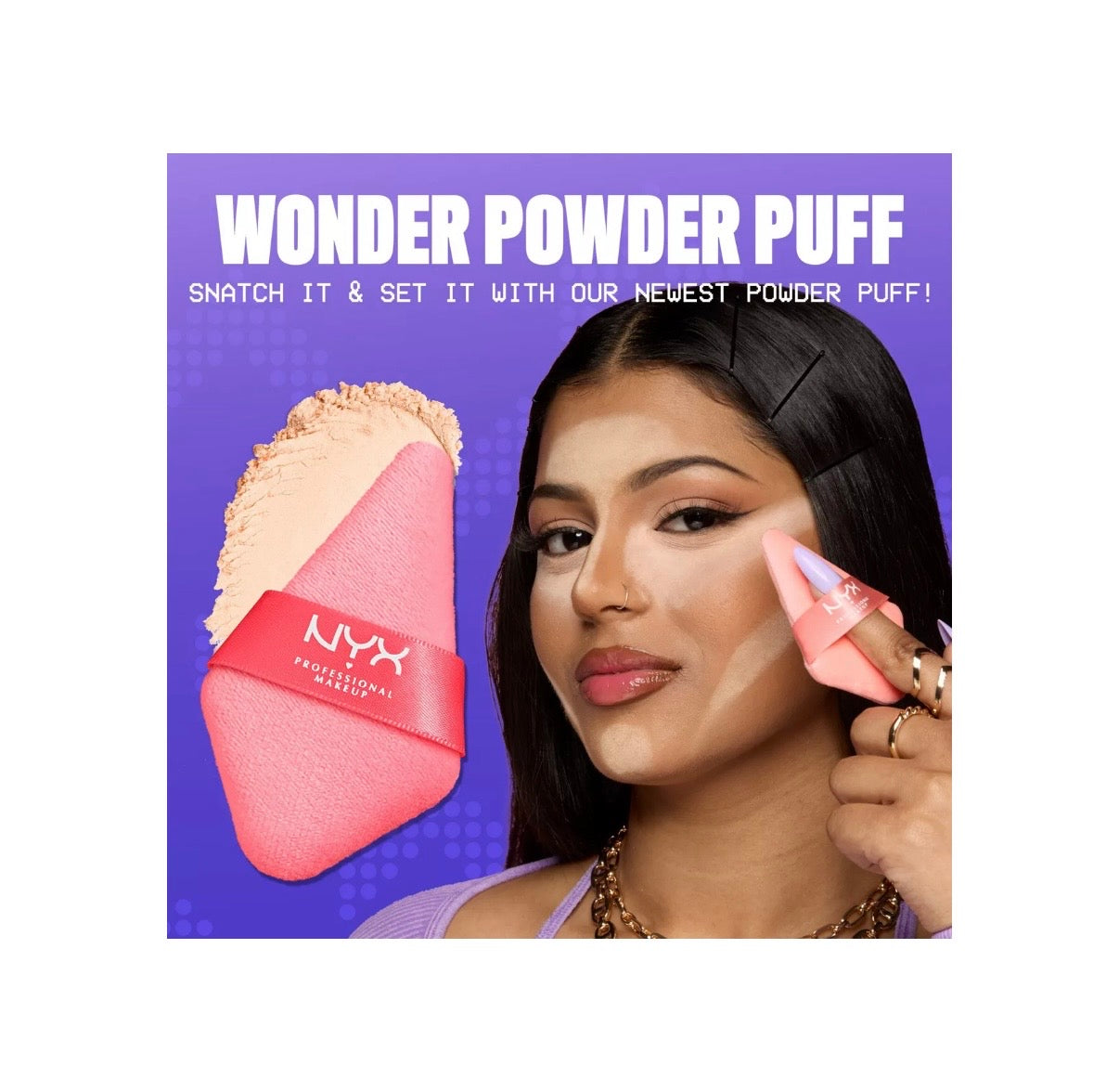 NYX- Wonder Snatch Powder Puff Applicator