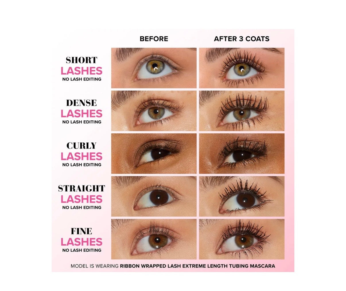 Too Faced- Ribbon Wrapped Lash Extreme Length Tubing Mascara