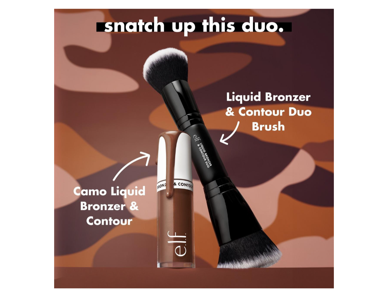Elf- Liquid & Contour Duo Brush