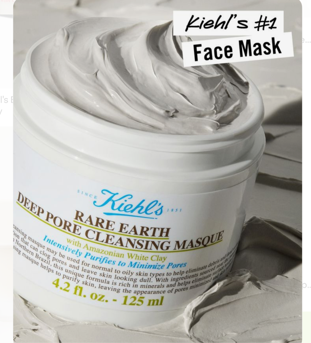 Kiehl’s- Rare Earth Deep Pore Minimizing Clay Mask