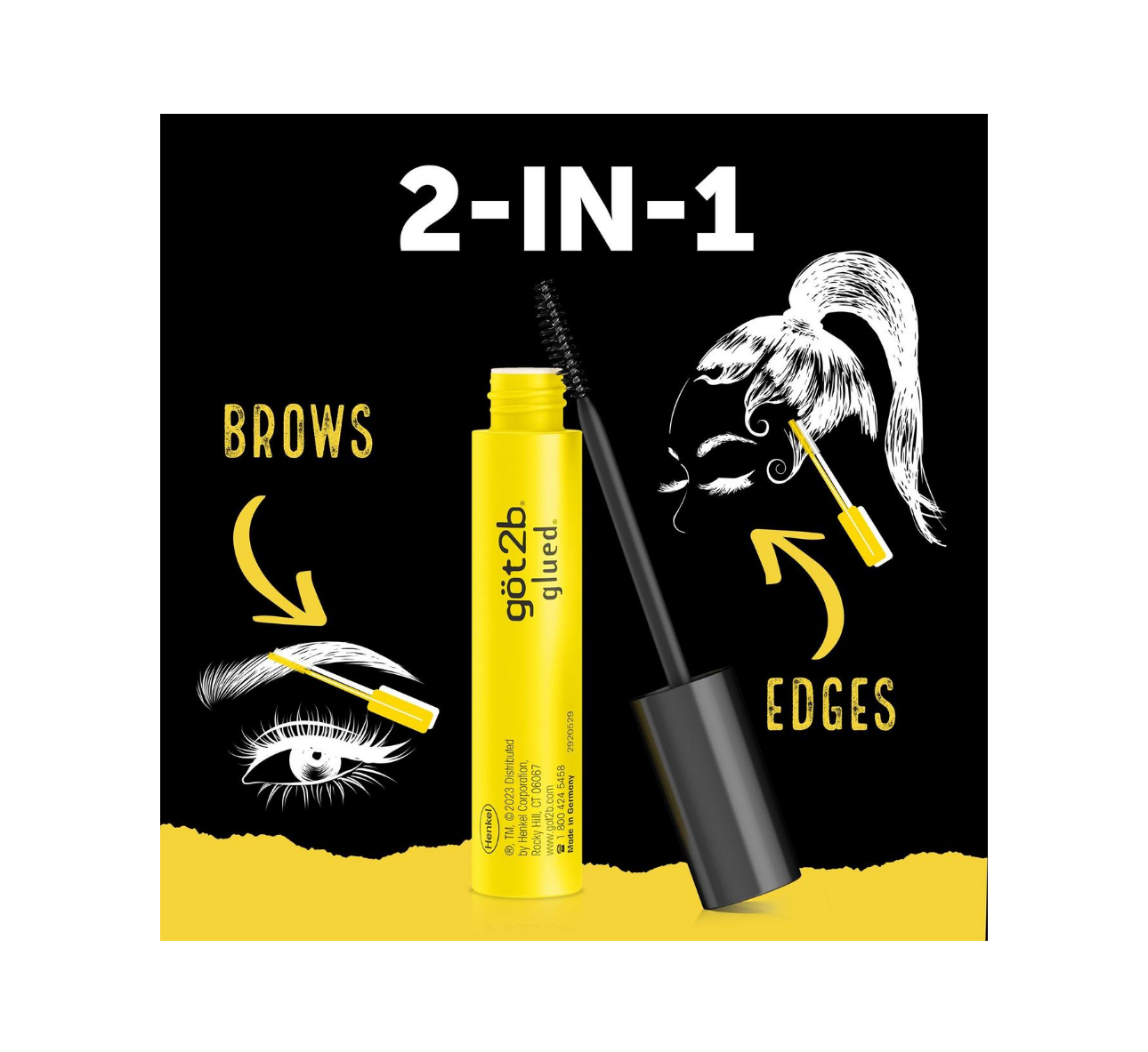 GOT2b-Glued Brows & Edges Hair Gel