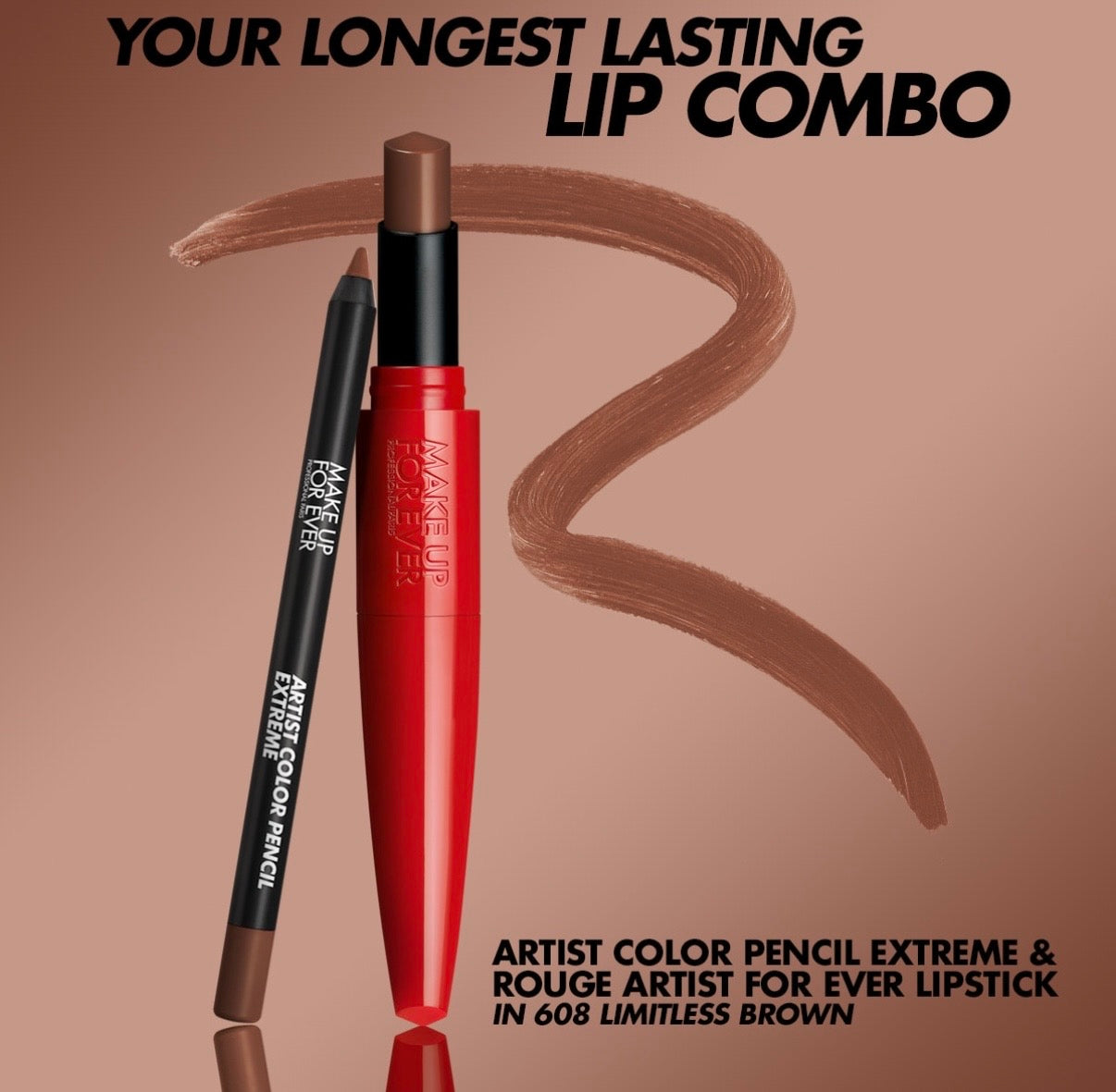 MAKE UP FOR EVER- Rouge Artist For Ever Satin & Matte Lipstick