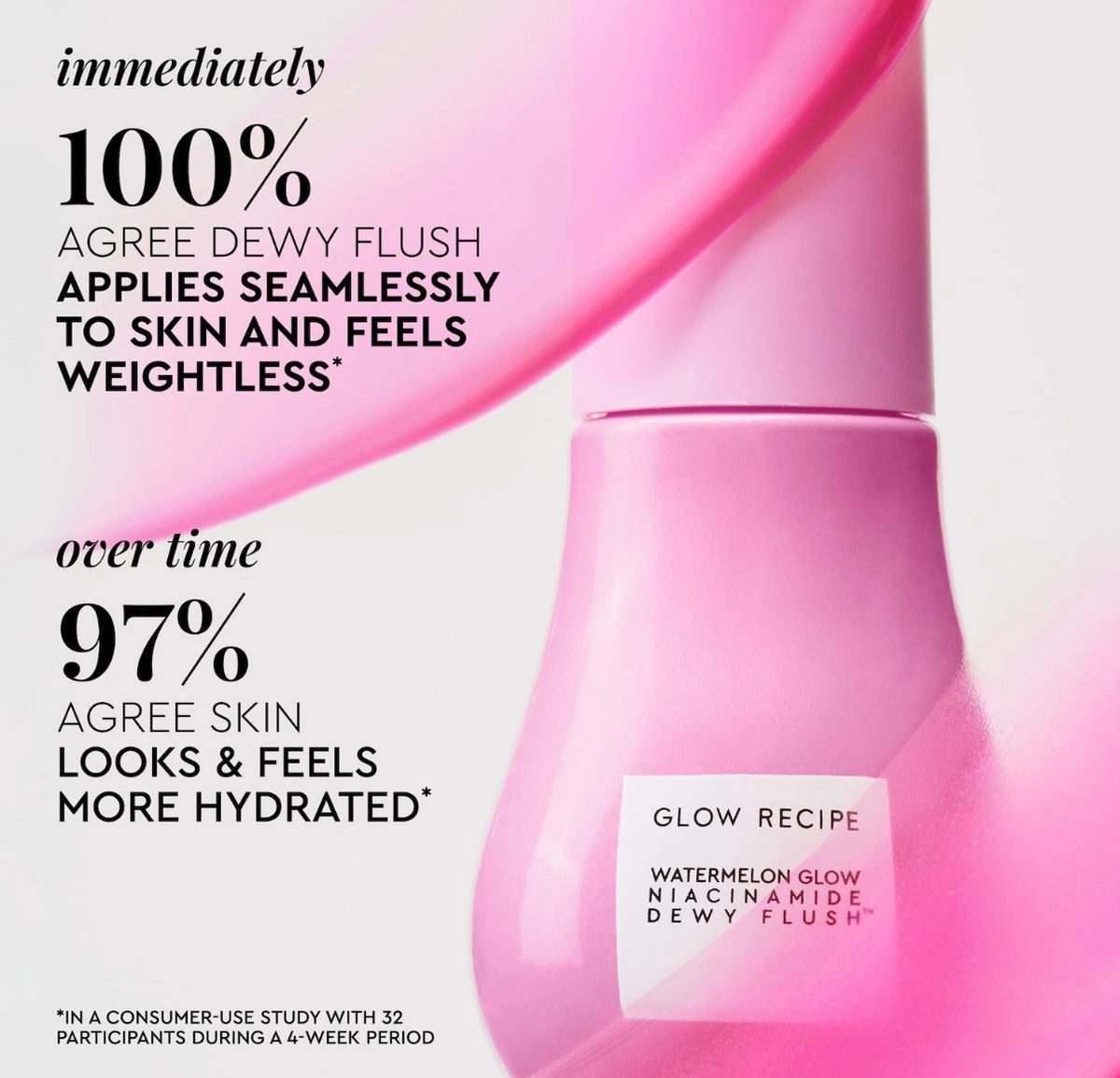 GLOW RECIPE -Watermelon Glow Niacinamide Dewy Flush -
Brightening Serum Blush