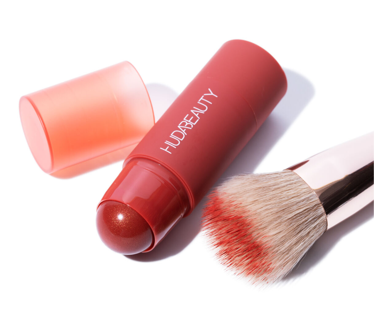 Huda Beauty-Cheeky Tint Blush Stick Brush