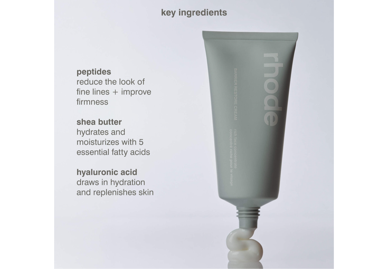 Rhode- Barrier Restore Cream Comforting Daily Moisturizer