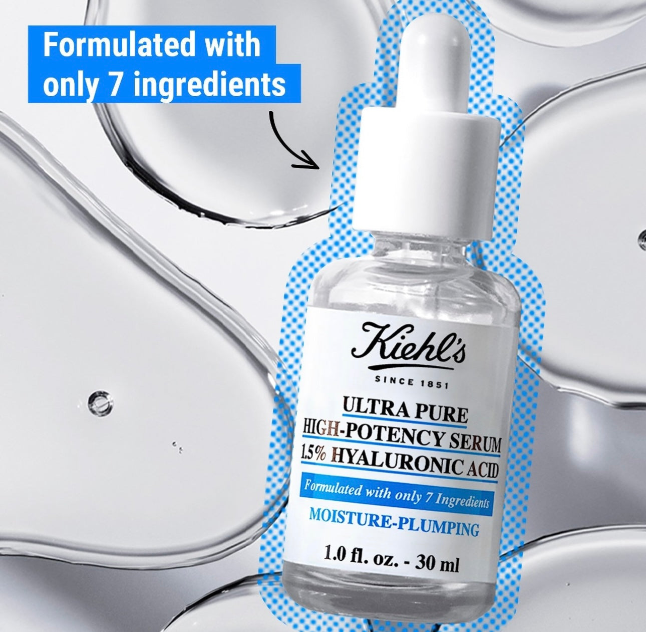 Kiehl’s- Ultra Pure Hyaluronic Acid 1.5% Serum