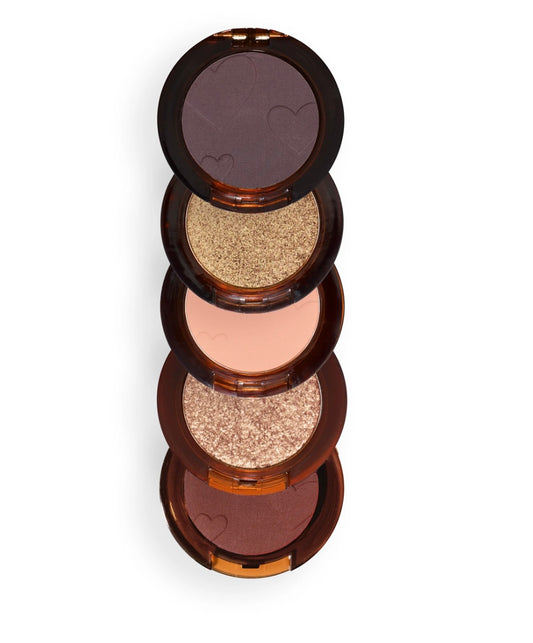 Revolution- I Heart Revolution Snack Stacks Shadow Palette Cocoa Bronze