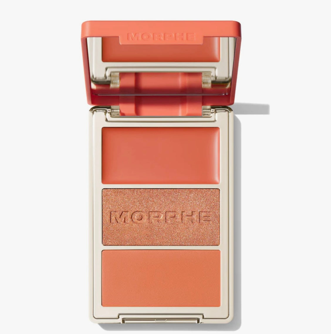 Morphe- Cheek Thrills Multi-Finish Face Trio Palette