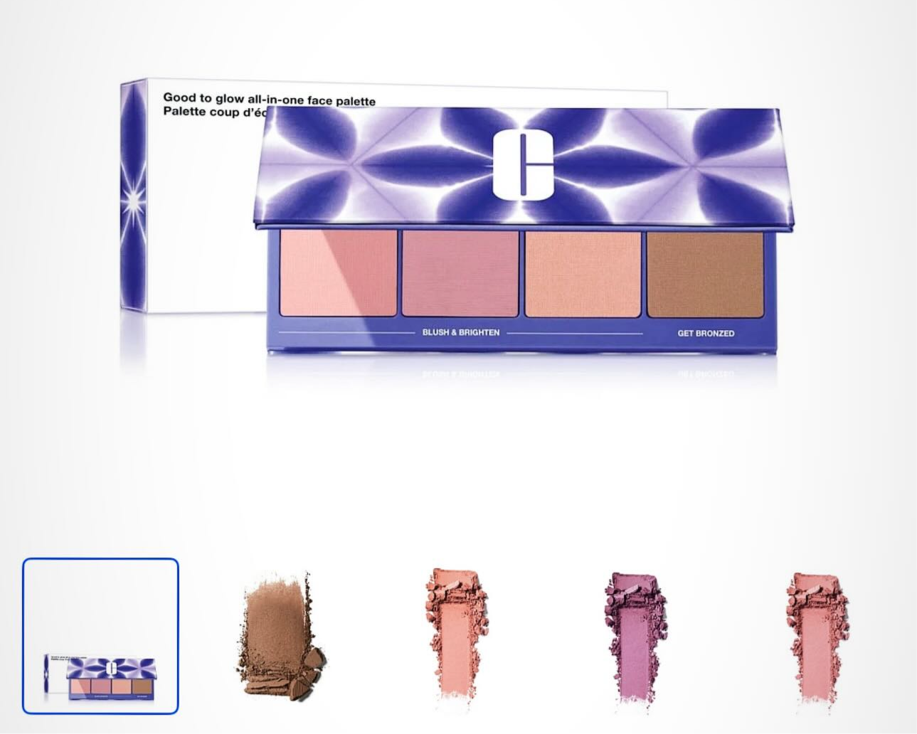 Clinique- GOOD TO GLOW All-in-one face palette