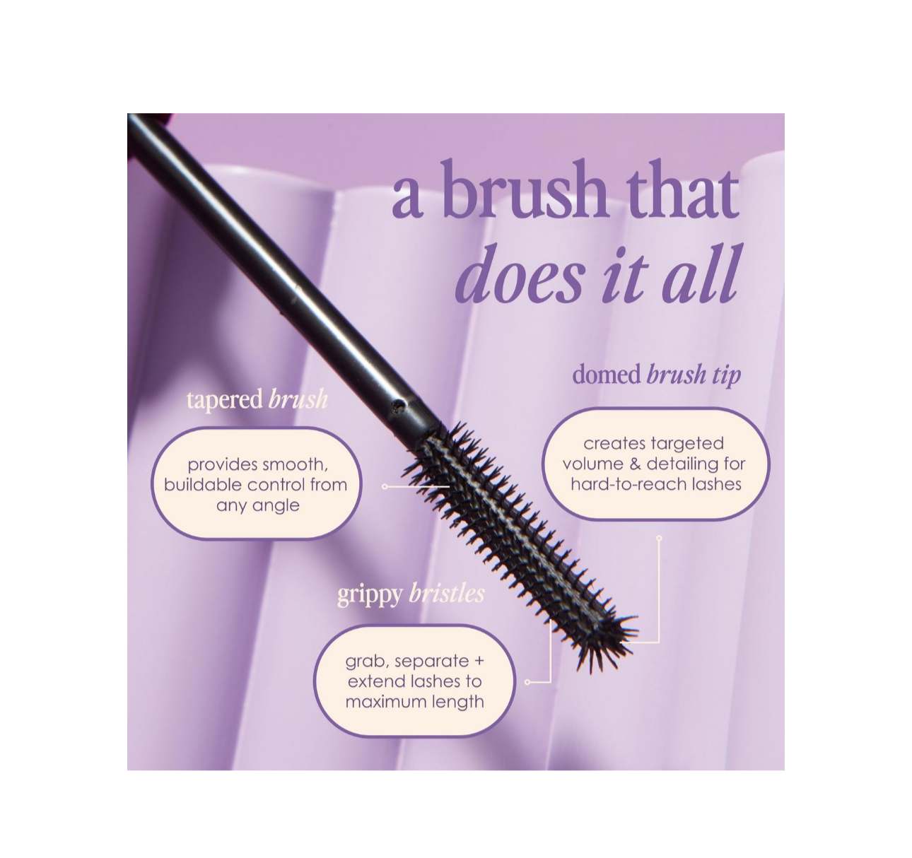 Grande Cosmetics- GrandeWRAP Tubing Mascara with
Pro Vitamin B5