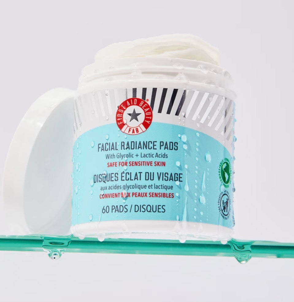 First Aid Beauty- Radiance Pads with Glycolic + Lactic Acids