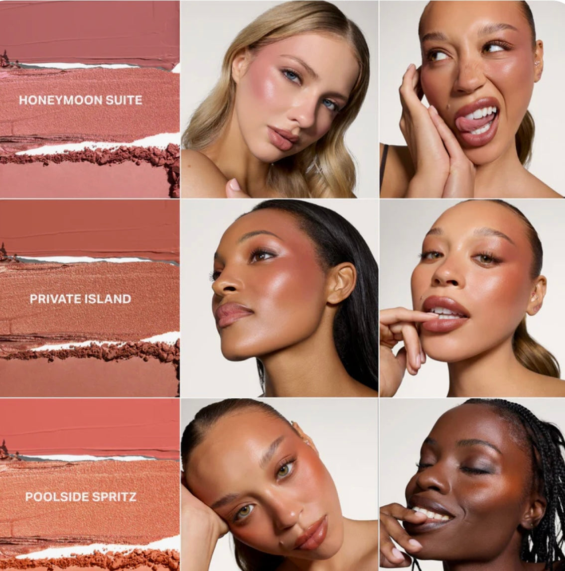 Morphe- Cheek Thrills Multi-Finish Face Trio Palette