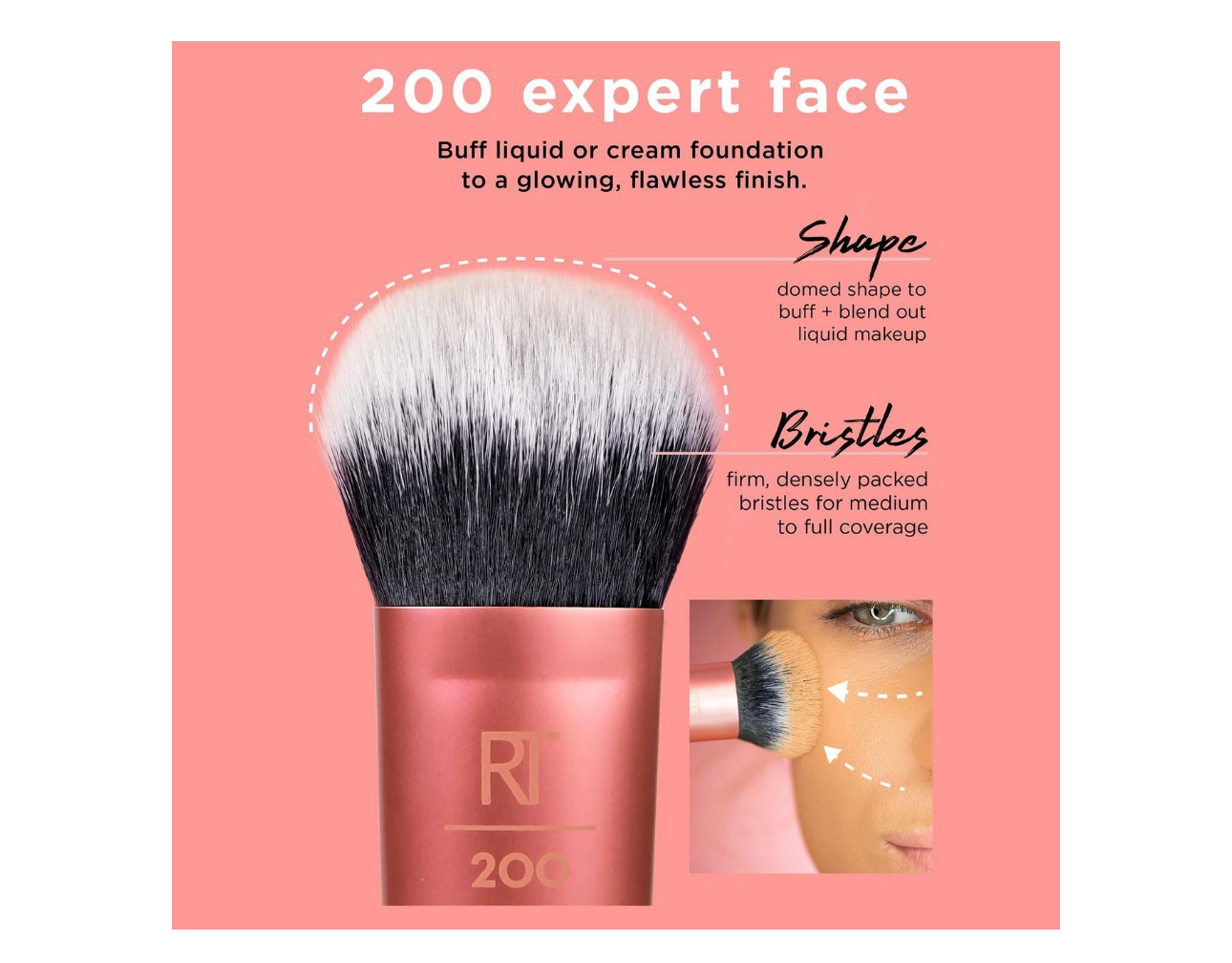 REAL TECHNIQUES®- expert face brush/Foundation
