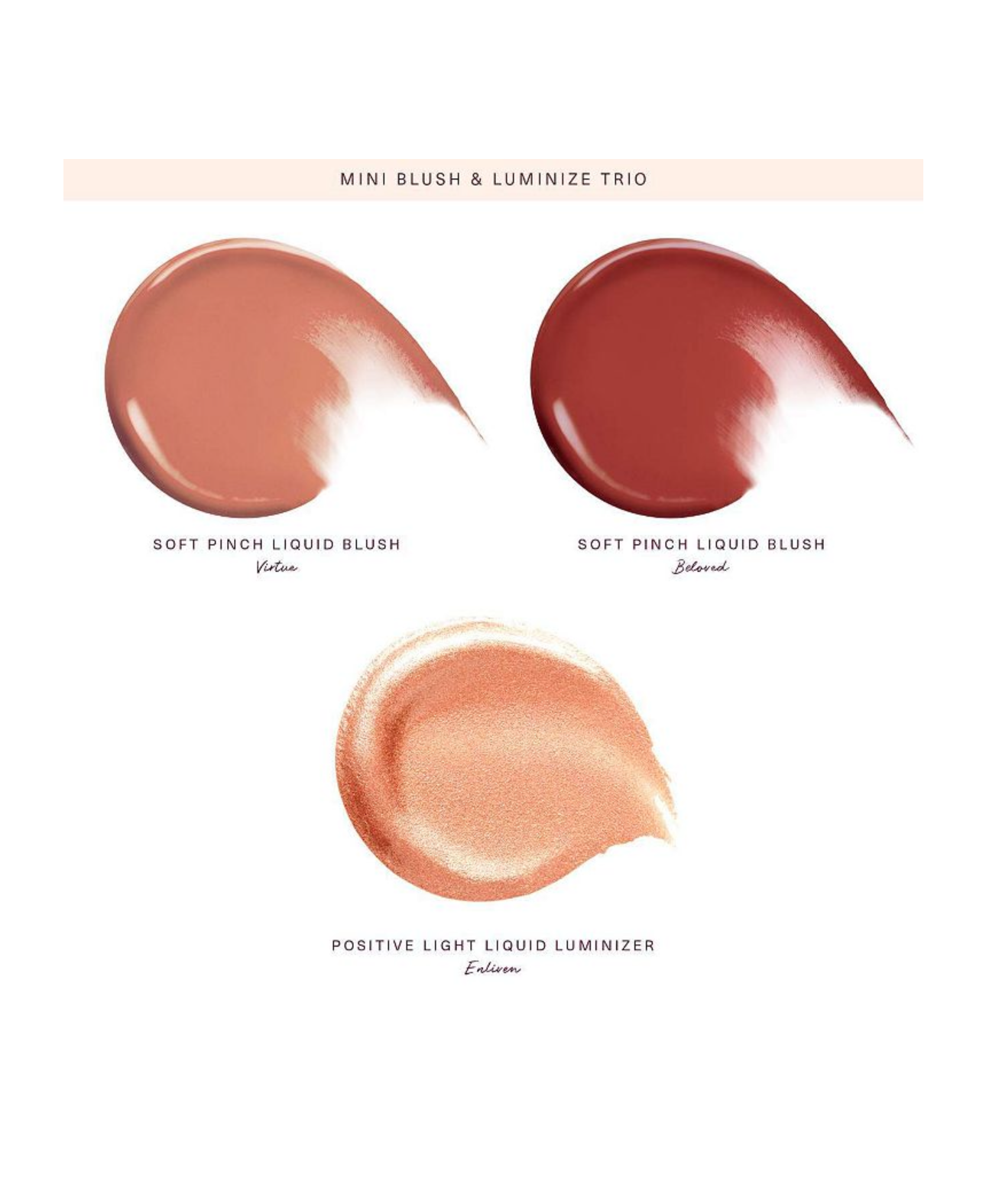 Rare Beauty-Mini Blush & Luminize Trio
