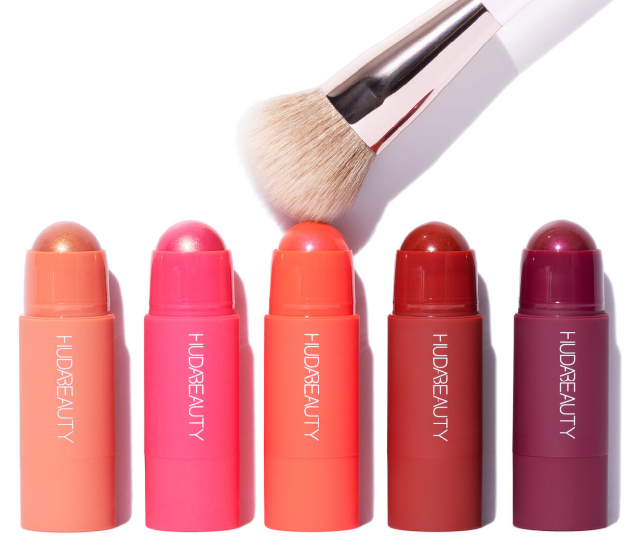 Huda Beauty-Cheeky Tint Blush Stick Brush