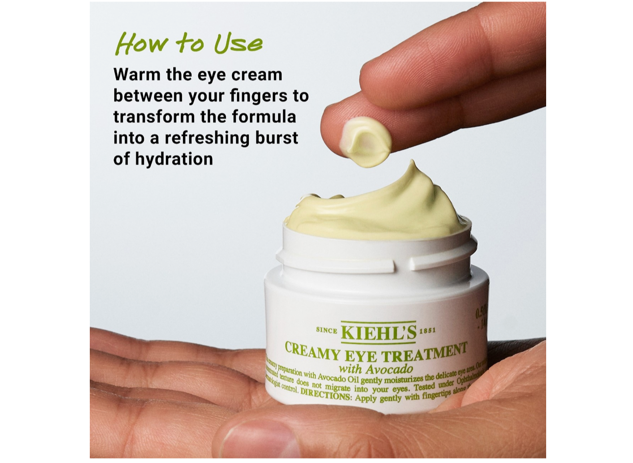 KIEHL’S-Hydrating Eye Treatment Cream with Avocado