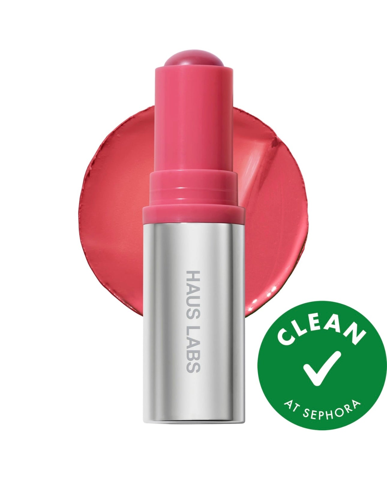Haus Labs- Color Fuse Longwear Hydrating Glassy Lip + Cheek Blush Balm Stick