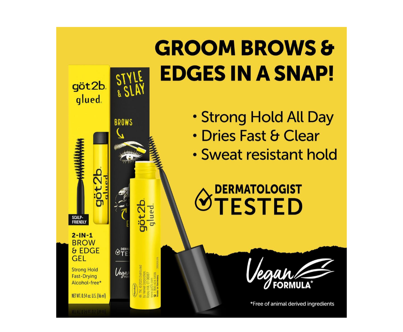 GOT2b-Glued Brows & Edges Hair Gel