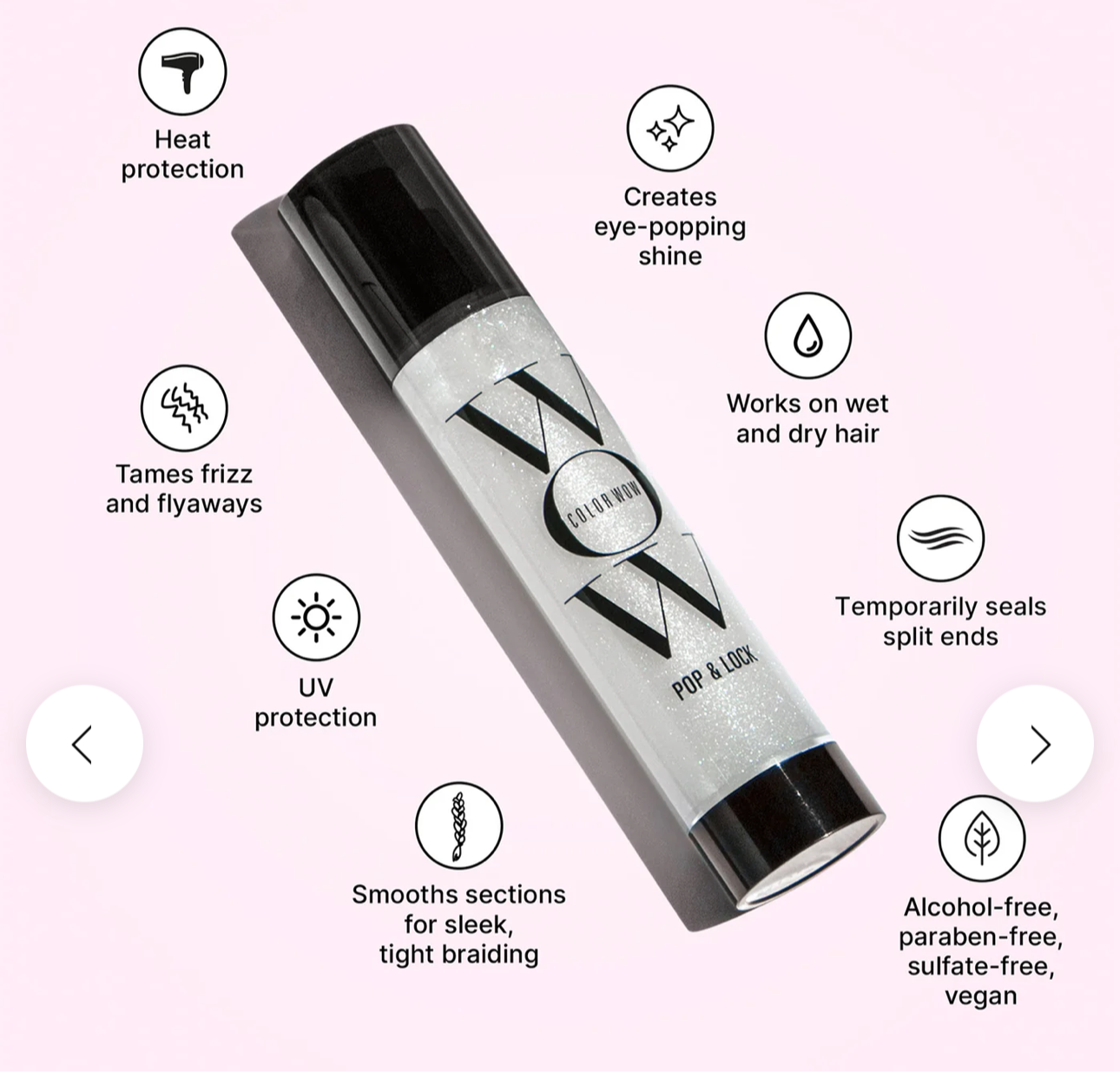 Color Wow- Pop + Lock Frizz Control + Glossing Serum