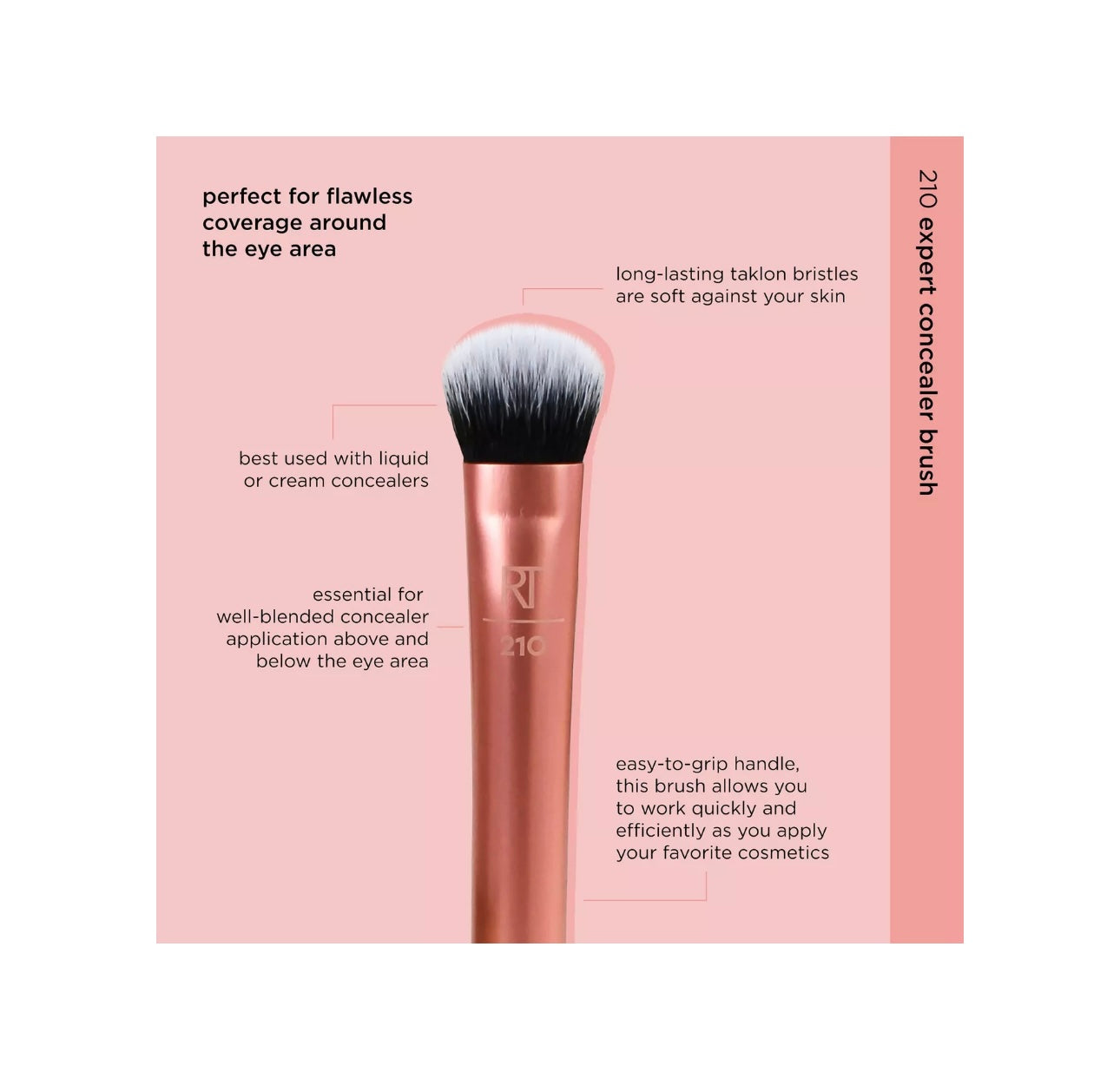 Real Techniques-Expert Liquid and Cream Concealer Makeup Brush